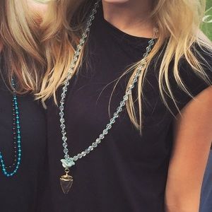 Beaded Arrowhead Necklace